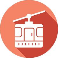 Cable Car Cabin Vector Icon