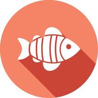 icono de vector de pescado