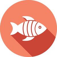 icono de vector de pescado