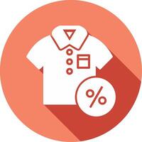Discounted Tshirt Vector Icon