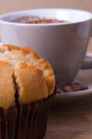 muffin and coffee photo