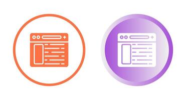 Browser Vector Icon