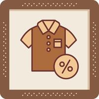 Discounted Tshirt Vector Icon