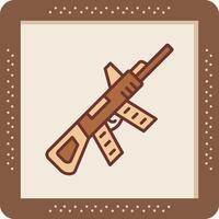 Machine Gun Vector Icon