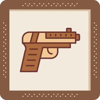 icono de vector de pistola