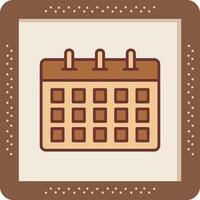 icono de vector de calendario