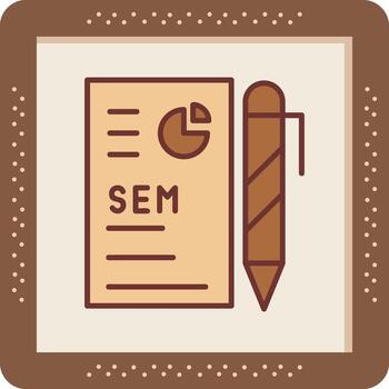 icono de vector de análisis de datos