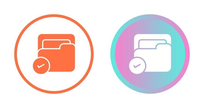 Accept Document Vector Icon