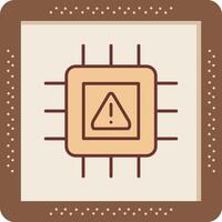 UPC advertencia vector icono