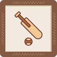 icono de vector de cricket