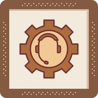 Call Serves setting Vector Icon
