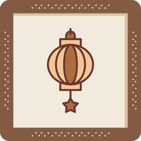 Chinese Lantern Vector Icon