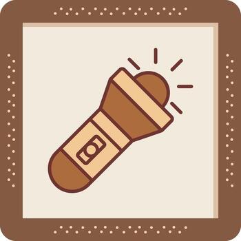 Flashlight Vector Icon