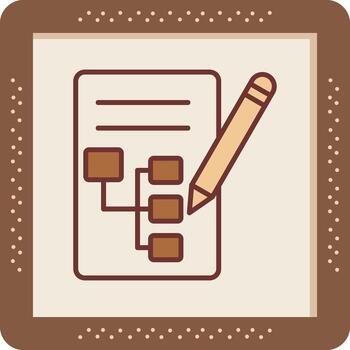 icono de vector de plan