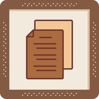 icono de vector de documento