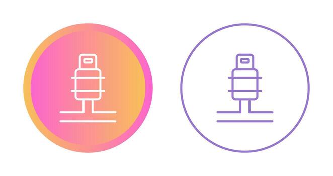 icono de vector de enchufe