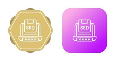 Solid State Drive Vector Icon