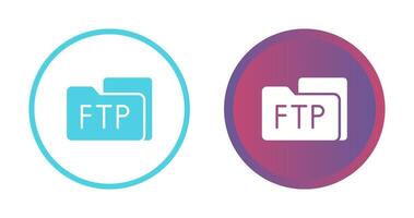 FTP Access Vector Icon