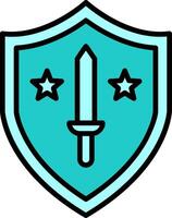 Military Shield Vector Icon