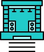 Stage Vector Icon