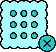 No Sweets Vector Icon