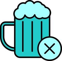 No Alcohol Vector Icon