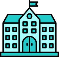 University Building Vector Icon