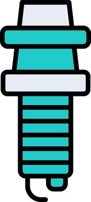 Spark Plug Vector Icon
