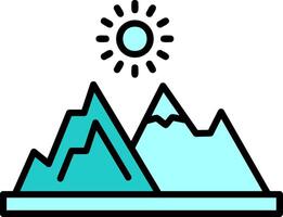 Mountain Vector Icon