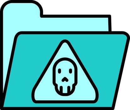 icono de vector de carpeta