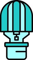 Hot Air Balloon Vector Icon