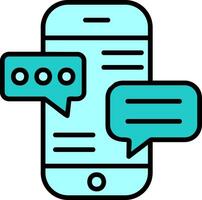 Chatting Vector Icon