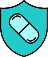 Medicine Protected Vector Icon