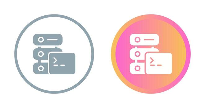 SSH Hosting Vector Icon