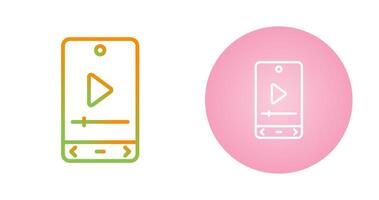 Video Player Vector Icon