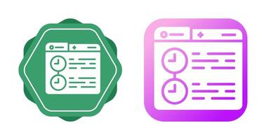 Timeline Vector Icon