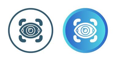 Retinal Scanner Vector Icon