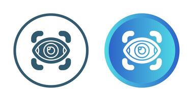 Retinal Scanner Vector Icon