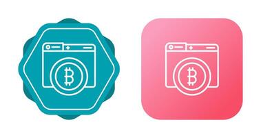 Bitcoin Vector Icon