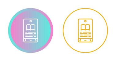 E book Reader Vector Icon