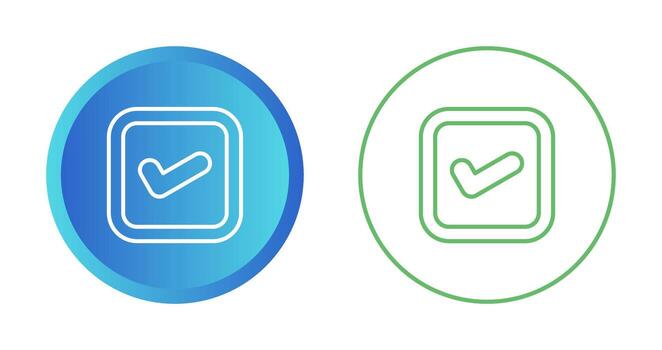 Checkbox Vector Icon