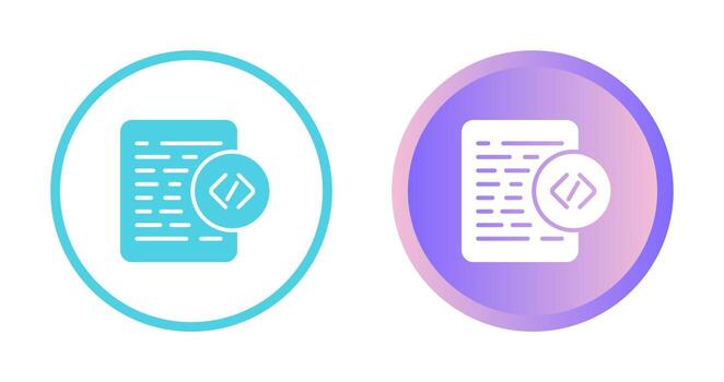 Document Metadata Vector Icon