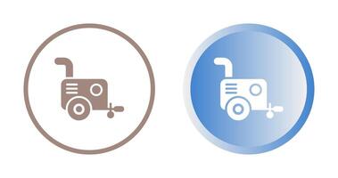 Portable air compressor Vector Icon