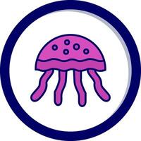 Jellyfish Vector Icon