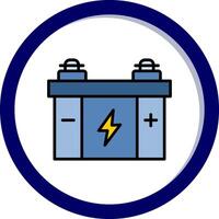 Car Battery Vector Icon