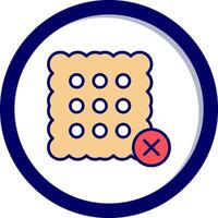 No Sweets Vector Icon