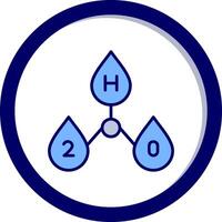 H2o Vector Icon