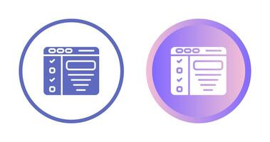 Design Brief Vector Icon