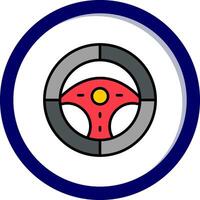 Steering Wheel Vector Icon