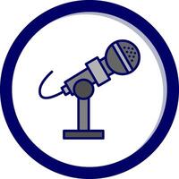 Microphone Stand Vector Icon